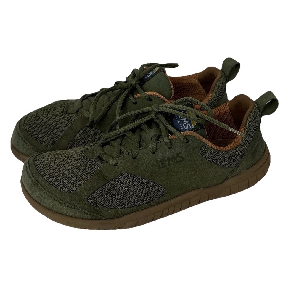 Lems Primal 3 Natural Footgear Mens Shoe Size 9 Olive Green Lems106 Lace Up - Picture 3 of 8